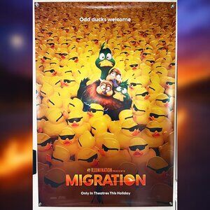 MIGRATION (2023) - ORIGINAL DOUBLE SIDED ADVANCE MOVIE POSTER